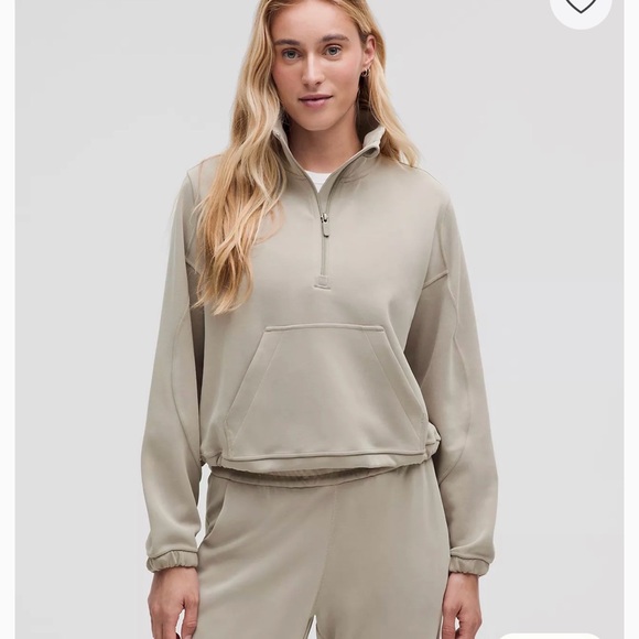 lululemon athletica Tops - Lululemon Athletica Brushed Softstreme Half Zip